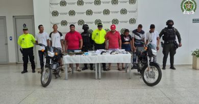 Desarticulan en Valledupar a “Los Rastrojos Vallenatos”: siete capturados en operativo contra extorsión, homicidios y narcotráfico