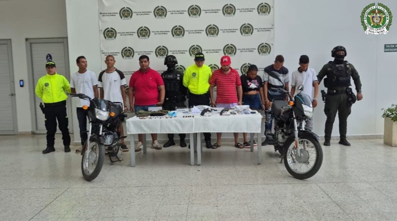 Desarticulan en Valledupar a “Los Rastrojos Vallenatos”: siete capturados en operativo contra extorsión, homicidios y narcotráfico