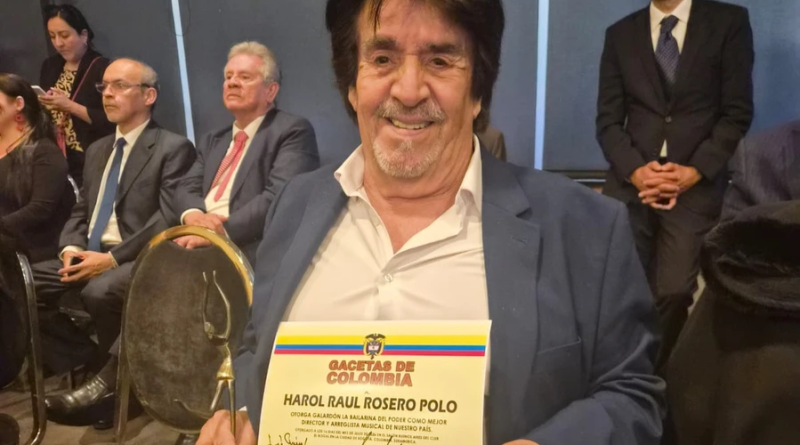 SAYCO celebra el homenaje al maestro Raúl Rosero Polo en los XVIII Galardones Gacetas de Colombia