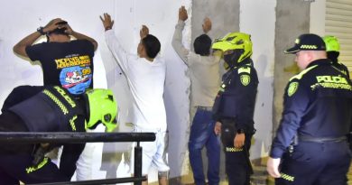12 capturados durante el puente festivo en Valledupar y municipios vecinos